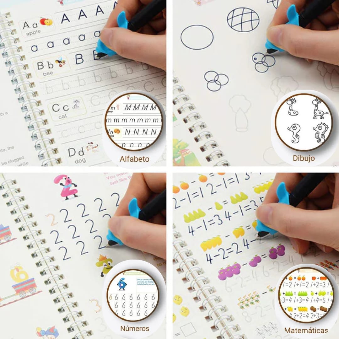 Cuaderno de práctica mágica para niños